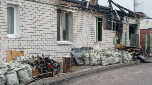 Professional Fire Damage Removal technician working in Lafayette Hill, PA